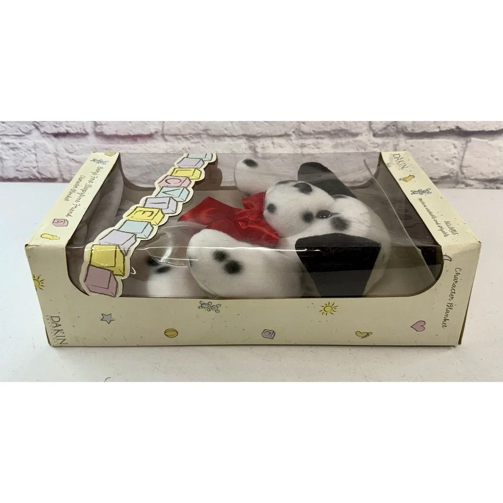 Vintage Dakin Dalmatian Dog Lovie Security Blanket Blankie *BRAND NEW*